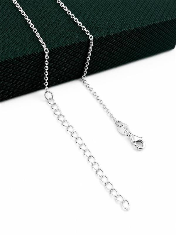 COLAR PINGENTE CHAVE CORAÇÃO C/ZIRCÔNIA 40CM+5CM EXTENSOR
