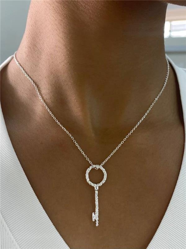 COLAR CHAVE COM TEXTURA 40CM C/5CM EXT