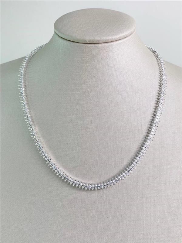 COLAR RIVIERA ZIRCÔNIA OVAL