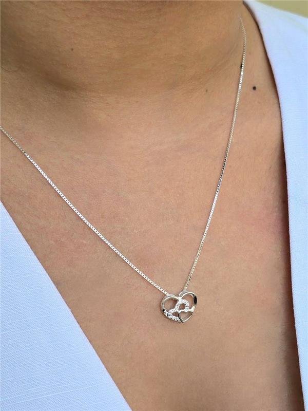 COLAR 3 CORAÇÕES 40CM+5CM EXTENSOR