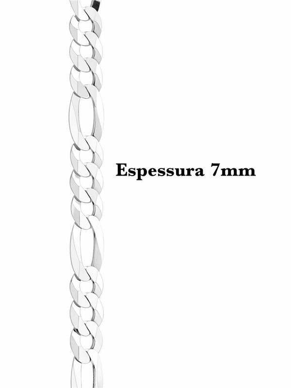 CORRENTE MASCULINA 3X1 7MM 70CM