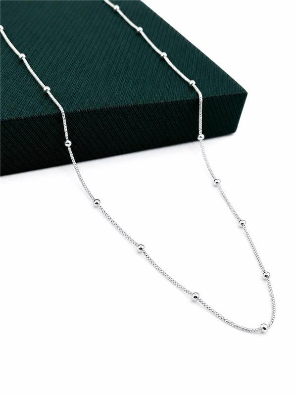CORRENTE V12 C/BOLINHA 2MM 60CM