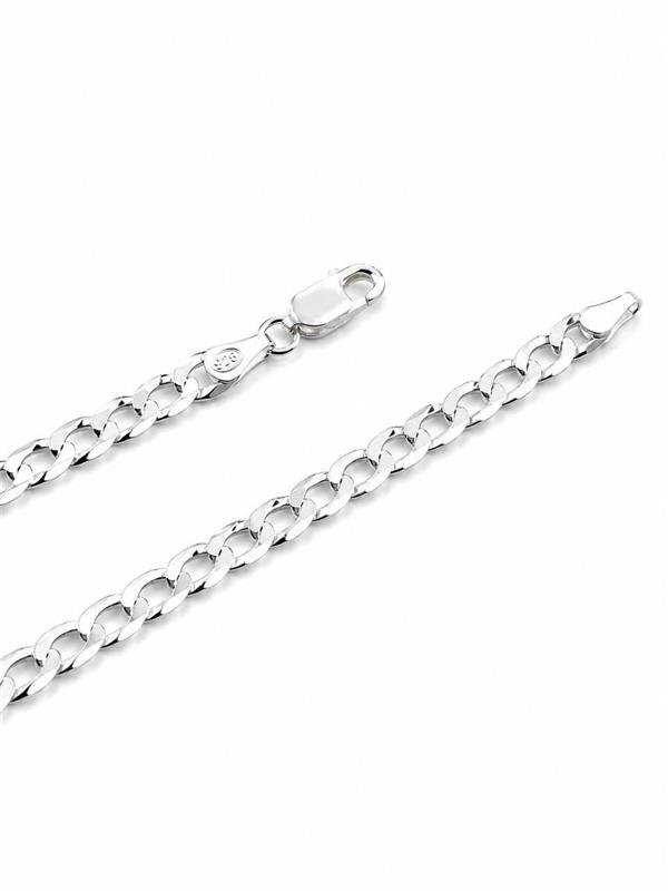 CORRENTE MASCULINA GRUMET 4MM 60CM