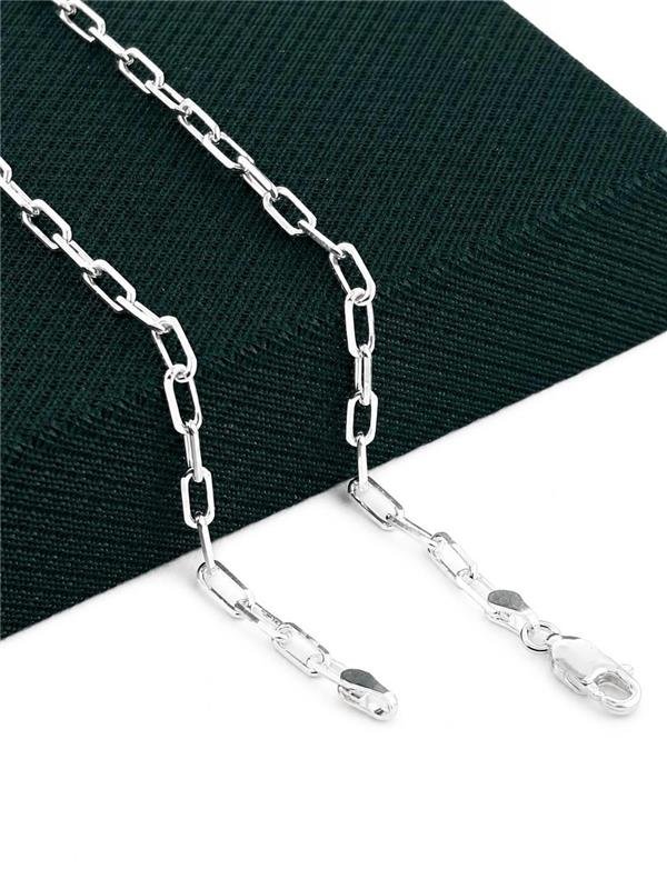CORRENTE MASCULINA ELO ALONGADO 60CM