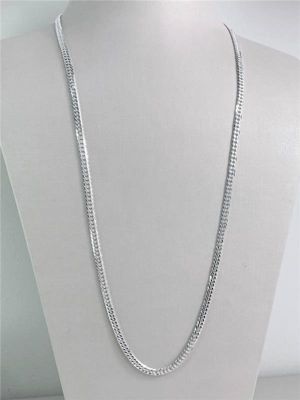CORRENTE MASCULINA ELO DUPLO 4MM 70CM
