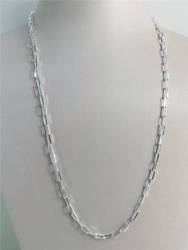 CORRENTE MASCULINA ELO ALONGADO 60CM