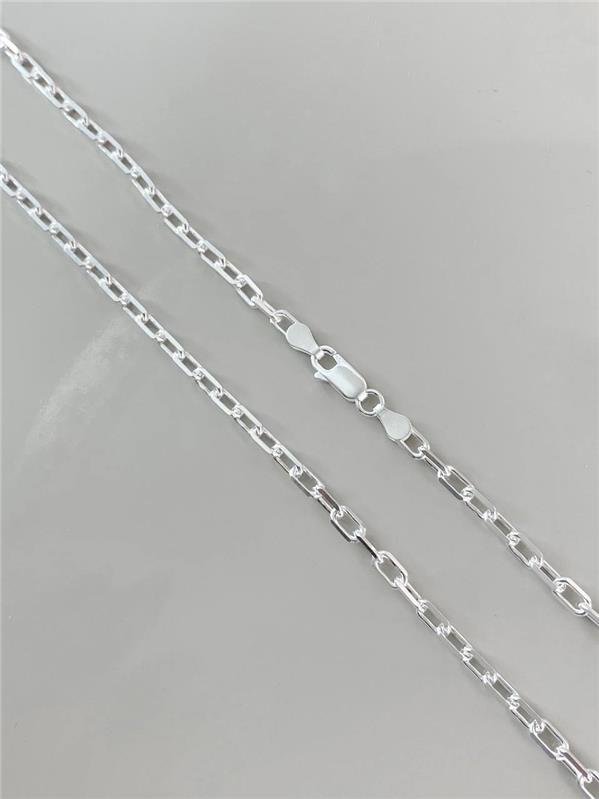 CORRENTE MASCULINA ELO CADEADO 4MM 70CM