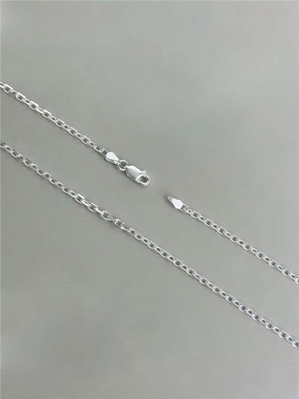 CORRENTE MASCULINA ELO CADEADO 2,5MM 70CM