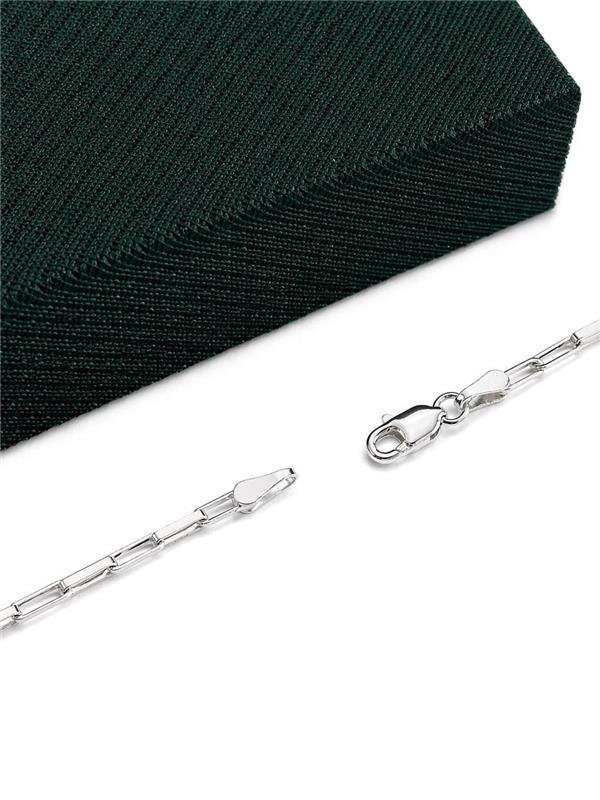 CORRENTE MASCULINA ELO TIJOLINHO 1MM 60CM