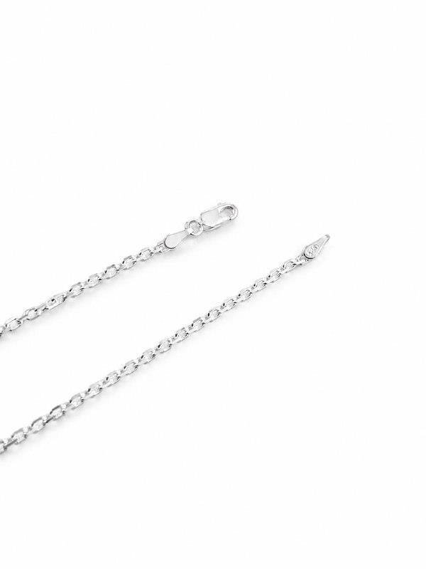 CORRENTE MASCULINA ELO CADEADO CURTO 2MM 70CM