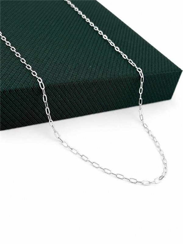 CORRENTE MINI ELO CADEADO 1MM 40CM