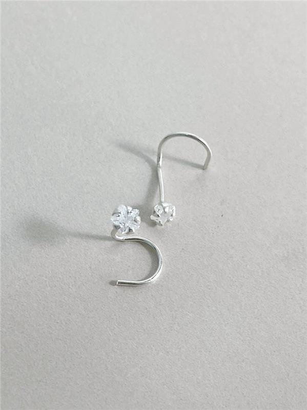 PIERCING NARIZ ANZOL PONTO LUZ ESTRELA