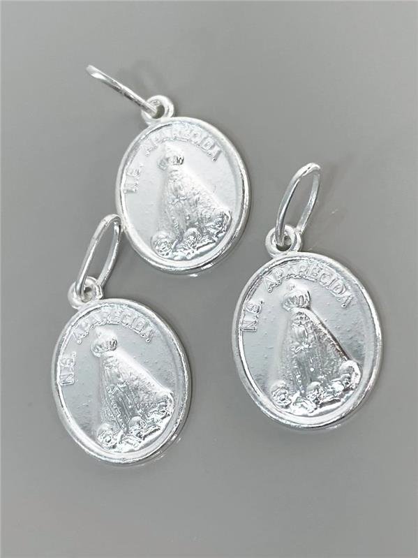 PINGENTE OVAL NOSSA SENHORA 1,5X1,2CM
