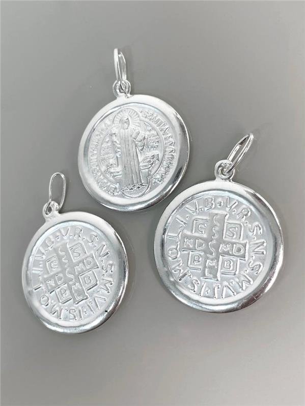 PINGENTE MEDALHA SÃO BENTO 2CM