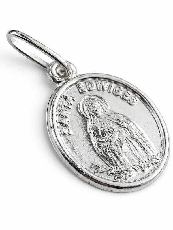 PINGENTE OVAL SANTA EDWIGES