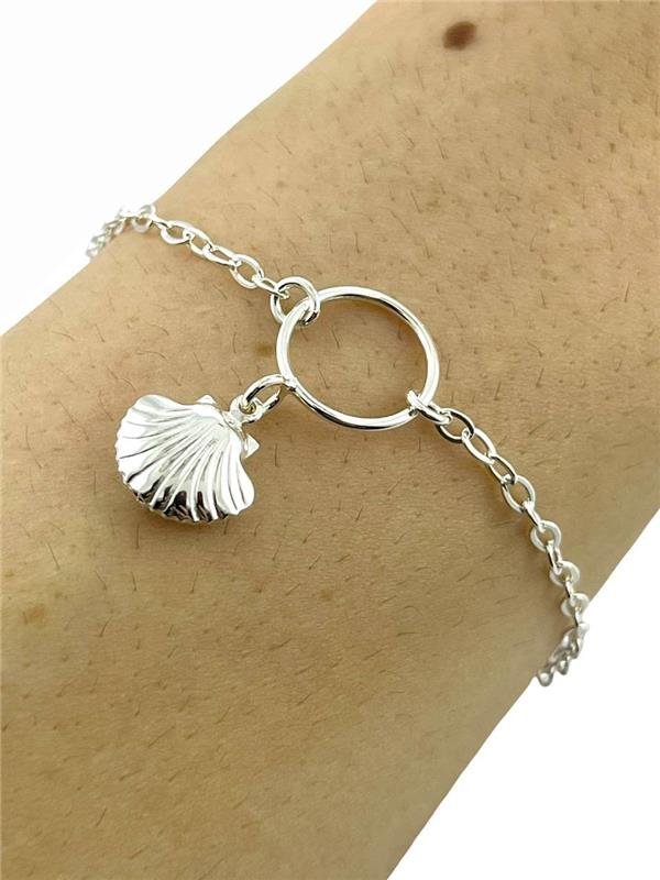 PULSEIRA PING CÍRCULO E CONCHA 19CM