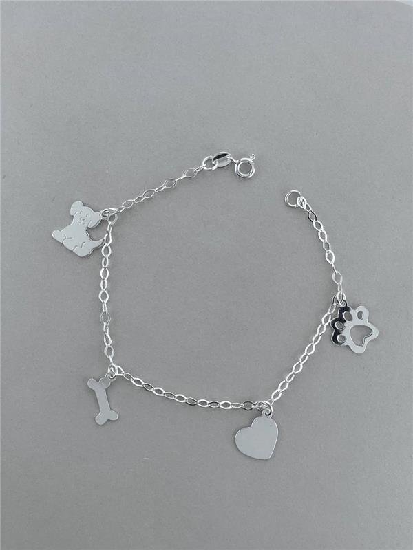PULSEIRA PINGENTE LOVE PET 18,5CM