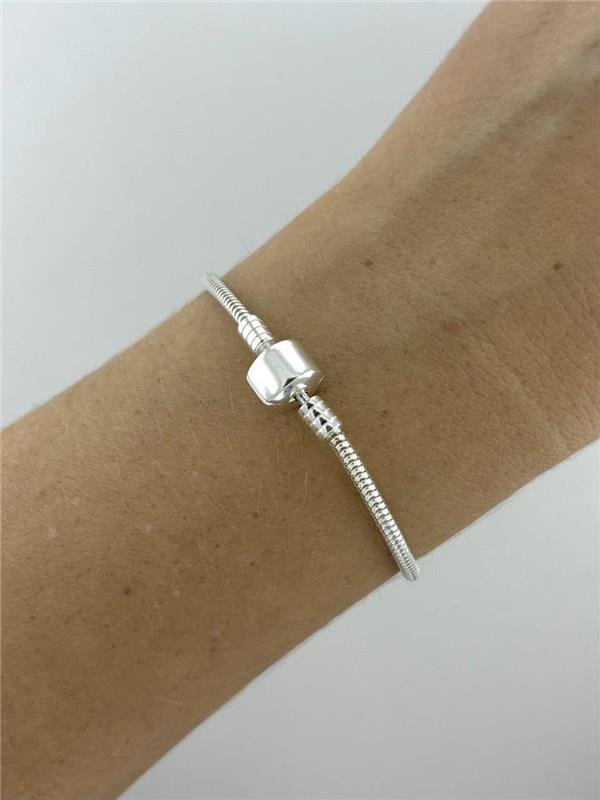 PULSEIRA BERLOQUE FECHO QUADRADO LISO 16CM