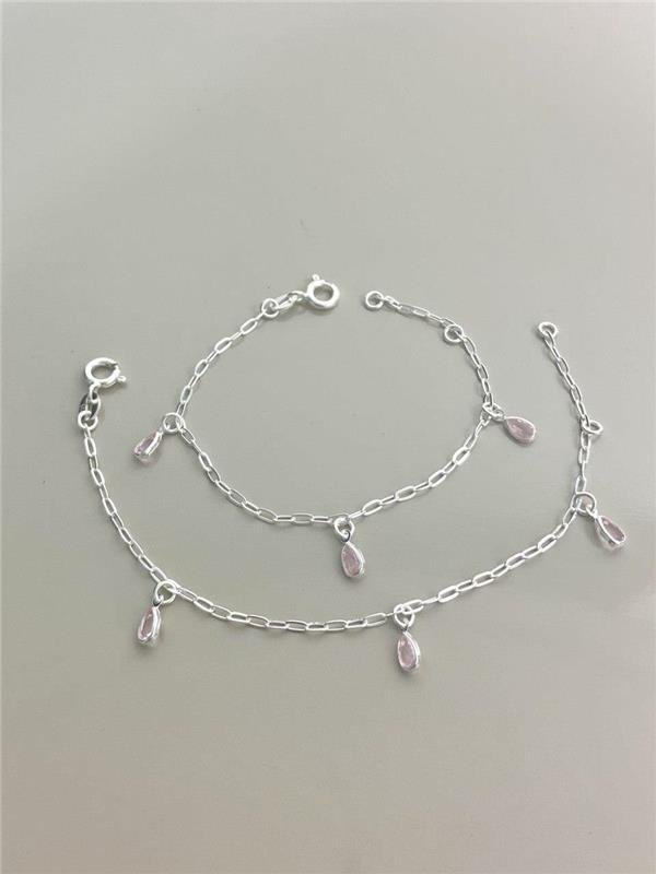 PULSEIRA INFANTIL PINGENTE GOTA 14CM
