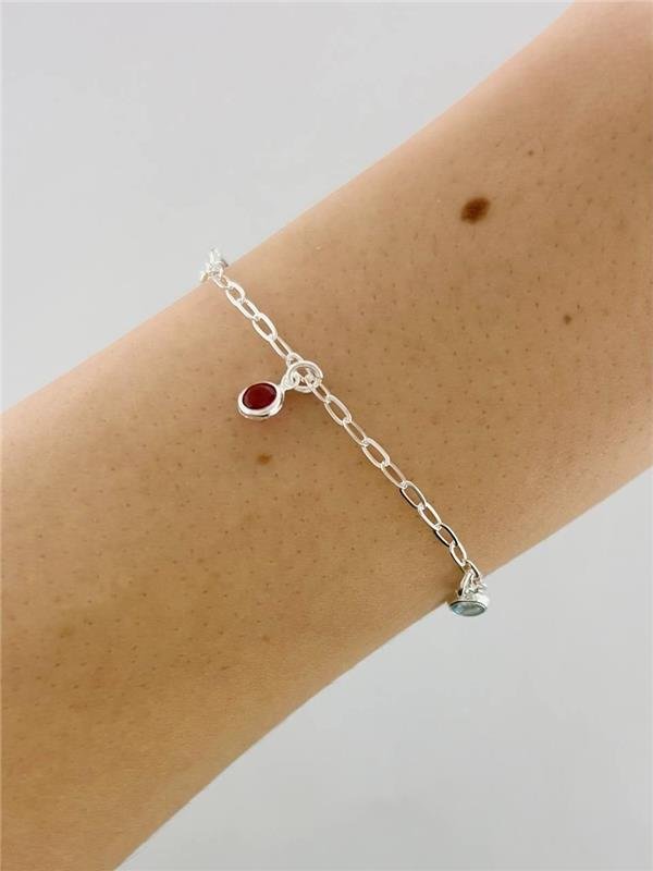 PULSEIRA PINGENTE PONTO LUZ REDONDO 18CM