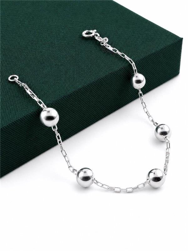 PULSEIRA ELO TOJILINHO BOLA 6MM 18CM