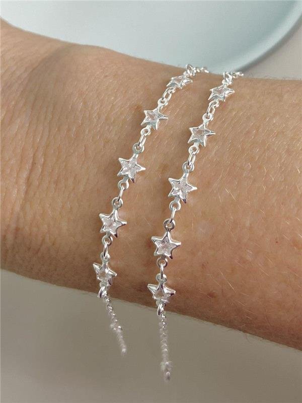 PULSEIRA PONTO LUZ 5 ESTRELA FIXA 18CM