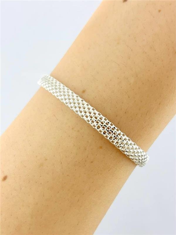 PULSEIRA CATENA TULIPANO ESTEIRA 5MM 18,5CM