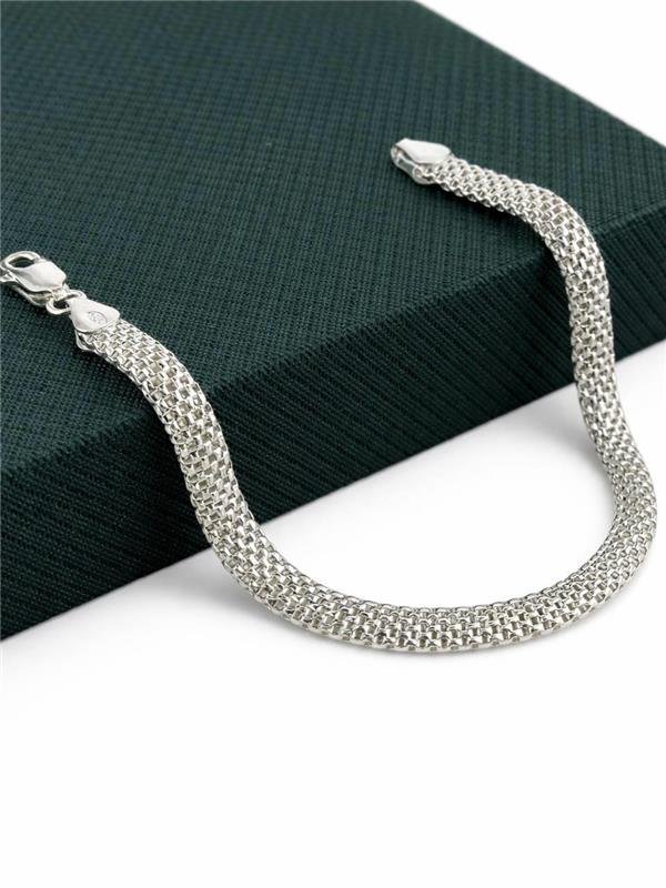 PULSEIRA CATENA TULIPANO ESTEIRA 5MM 18,5CM