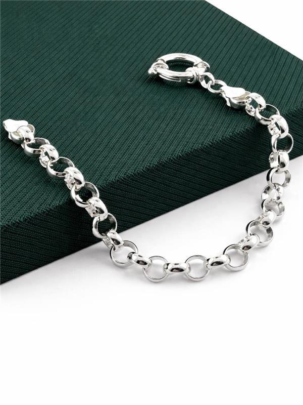 PULSEIRA ELO PORTUGUÊS 6MM 18CM