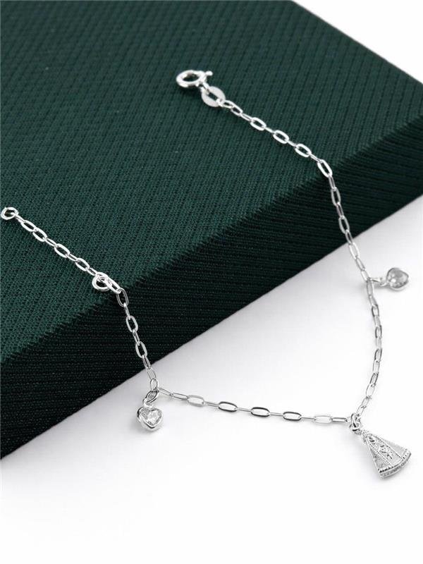 PULSEIRA PINGENTE NS APARECIDA PONTO LUZ CORAÇÃO