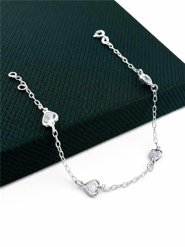 PULSEIRA PONTO LUZ CORAÇÃO FIXO 19CM