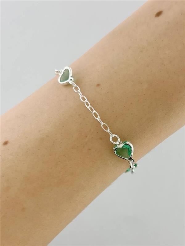 PULSEIRA PONTO LUZ CORAÇÃO FIXO 19CM