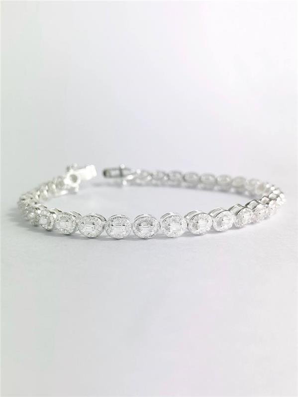 PULSEIRA ELO OVAL CRAVEJADO