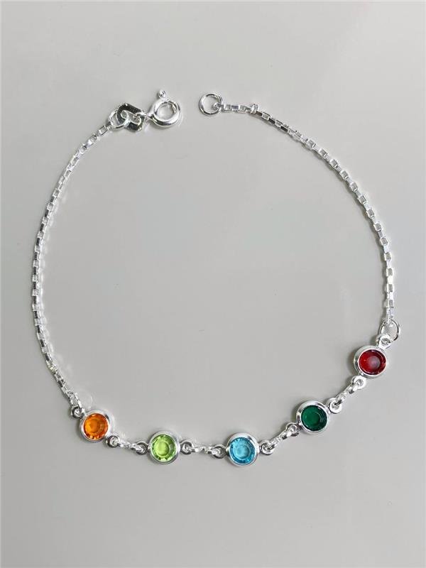 PULSEIRA ELO TIJOLINHO PONTO LUZ REDONDO