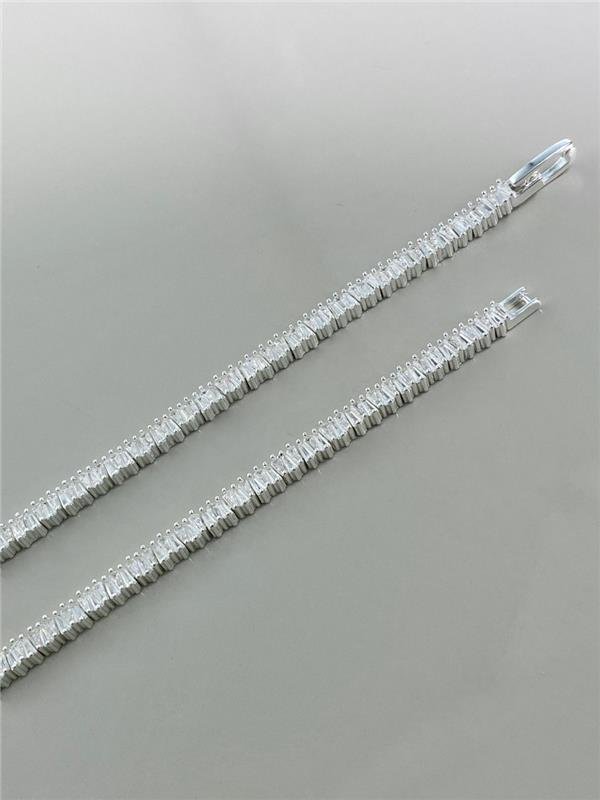 PULSEIRA RIVIERA NAVETE CRISTAL 18CM