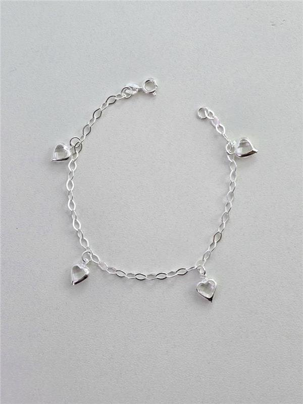 PULSEIRA C/PINGENTE PONTO LUZ CORAÇÃO