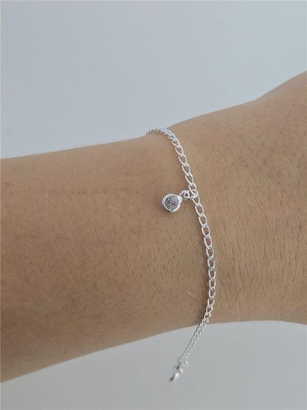 PULSEIRA INFANTIL PINGENTE PONTO LUZ 14CM
