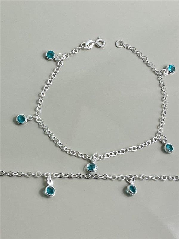PULSEIRA ELO PINGENTE PONTO LUZ REDONDO