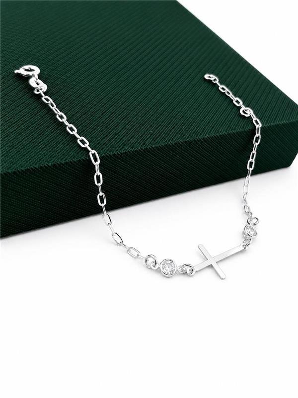PULSEIRA CRUZ C/PONTO LUZ REDONDO 18CM