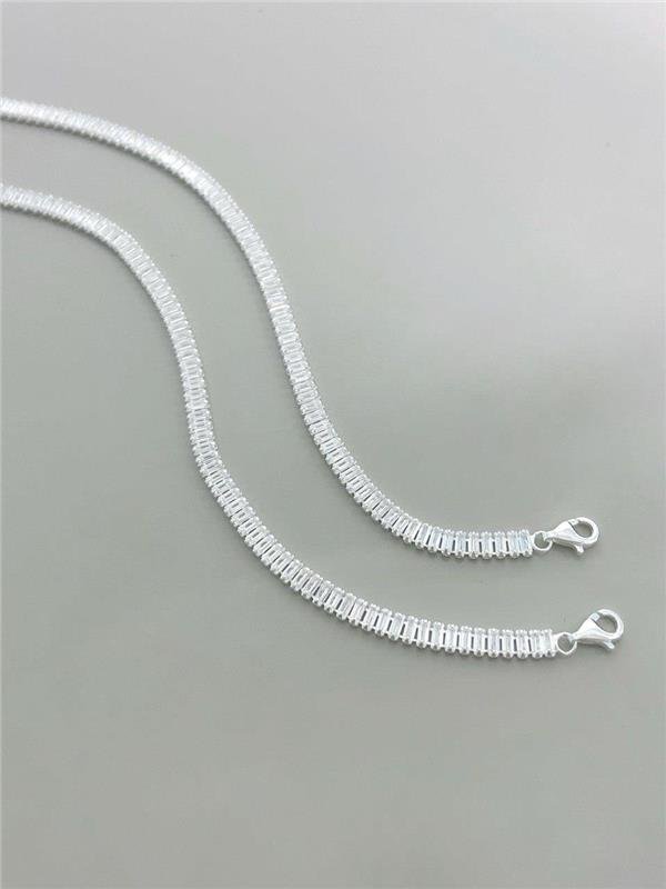 PULSEIRA RIVIERA NAVETE 3MM 17CM+5CM EXTENSOR