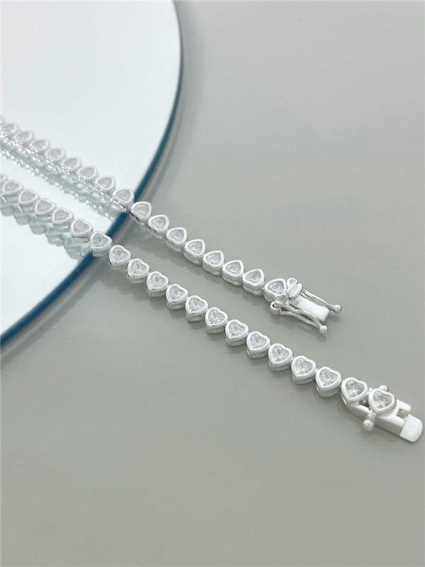 PULSEIRA RIVIERA TODA EM CORAÇÃO 18CM