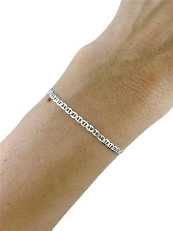 PULSEIRA MASCULINA MARINE FLAT 2MM 21CM