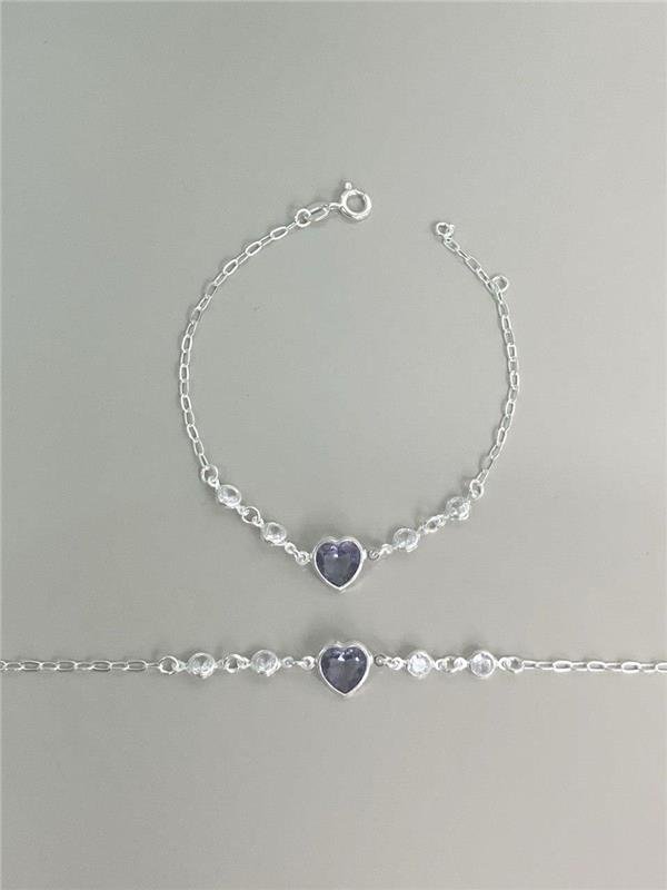 PULSEIRA CORAÇÃO COM PONTO LUZ REDONDO 18CM