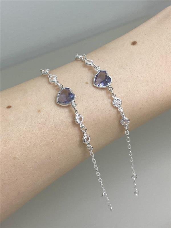 PULSEIRA CORAÇÃO COM PONTO LUZ REDONDO 18CM