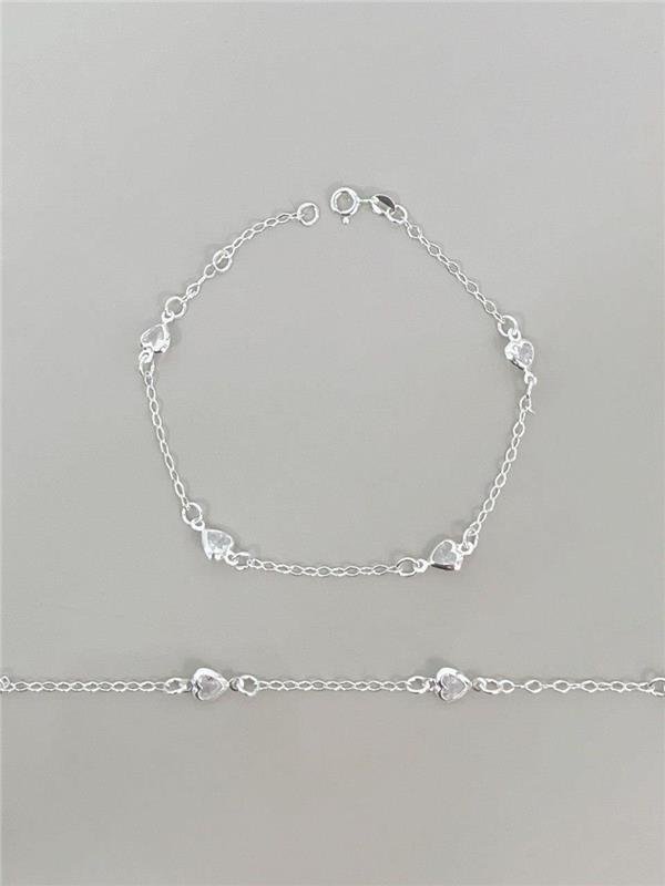 PULSEIRA PONTO LUZ CORAÇÃO FIXO 19,5CM