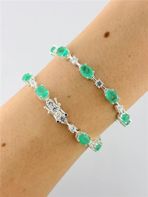 PULSEIRA RIVIERA ZIRCÔNIA OVAL FUSION E PONTO LUZ 