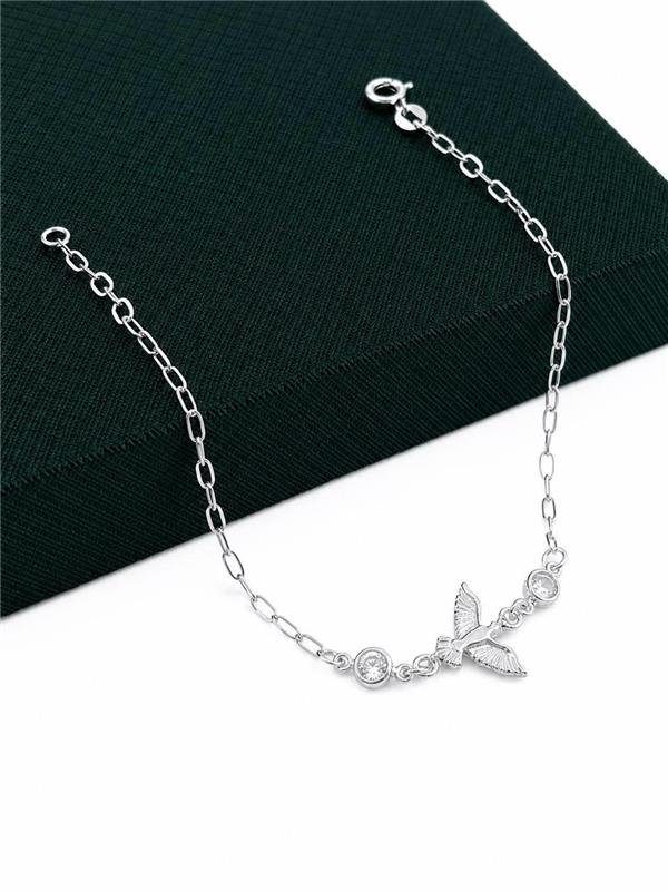 PULSEIRA ESPIRITO SANTO C/PONTO LUZ CRISTAL 18,5CM