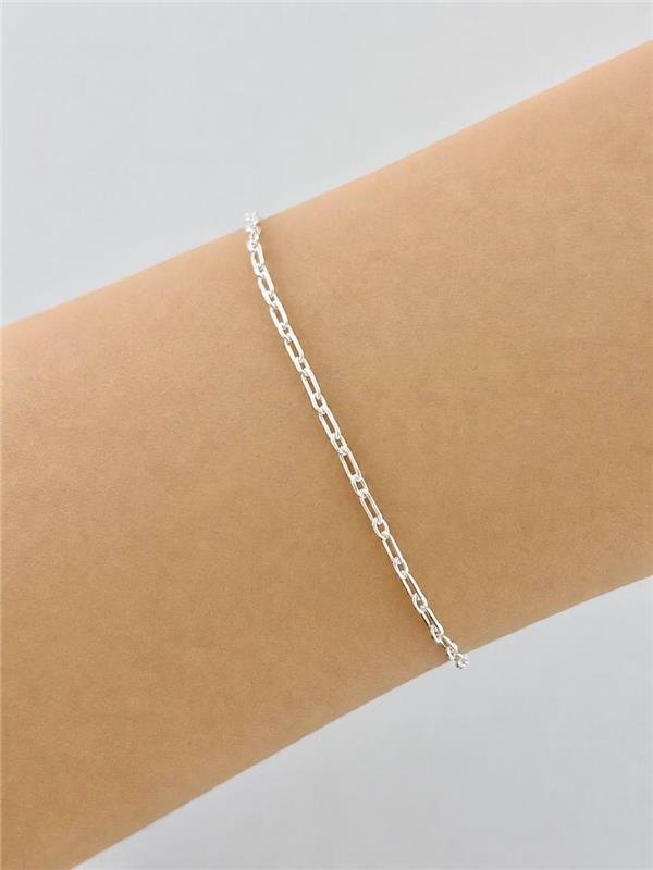PULSEIRA ELO CADEADO 1MM 18CM